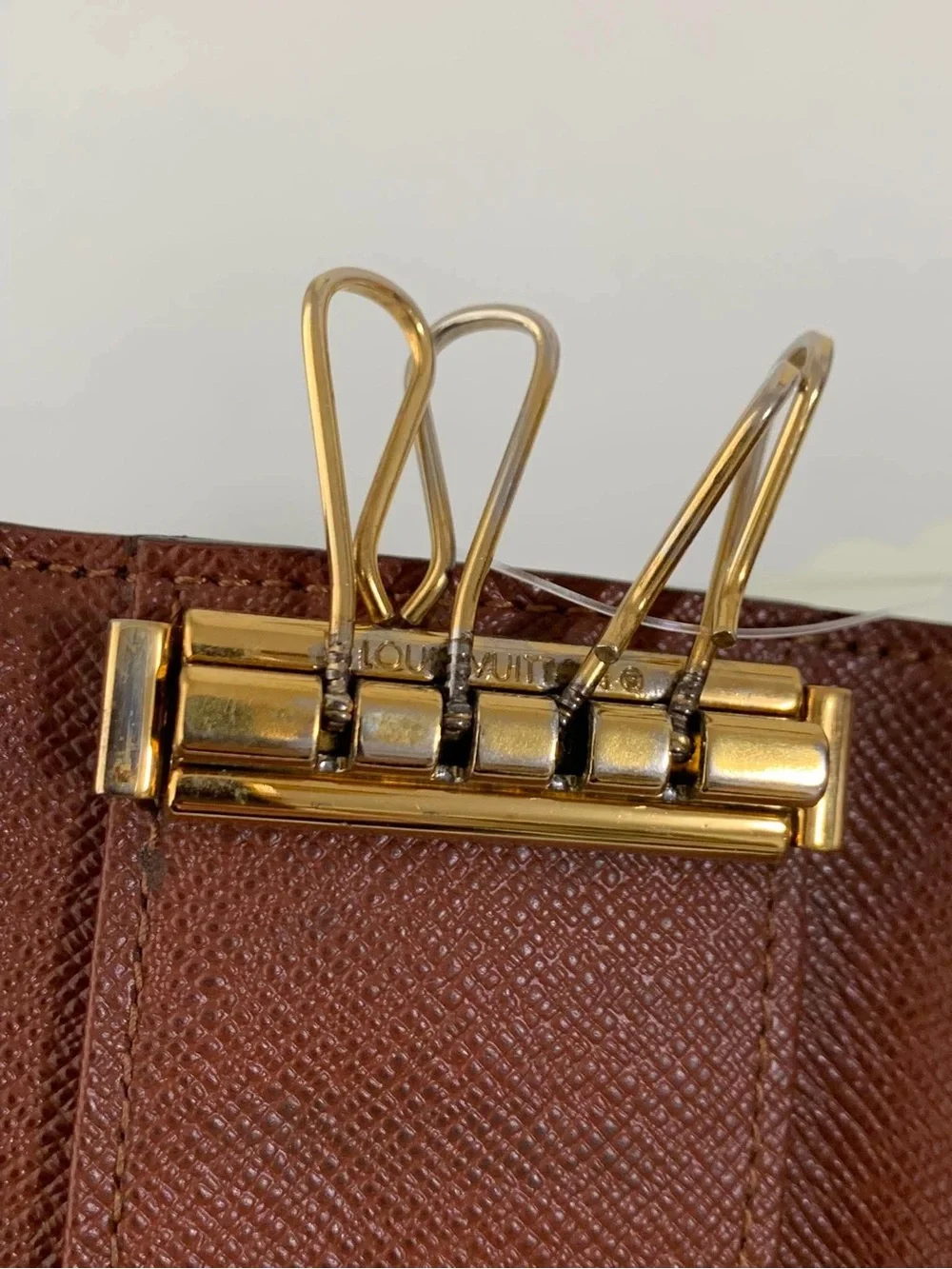 Louis Vuitton Brown and Gold Monogram Wallet